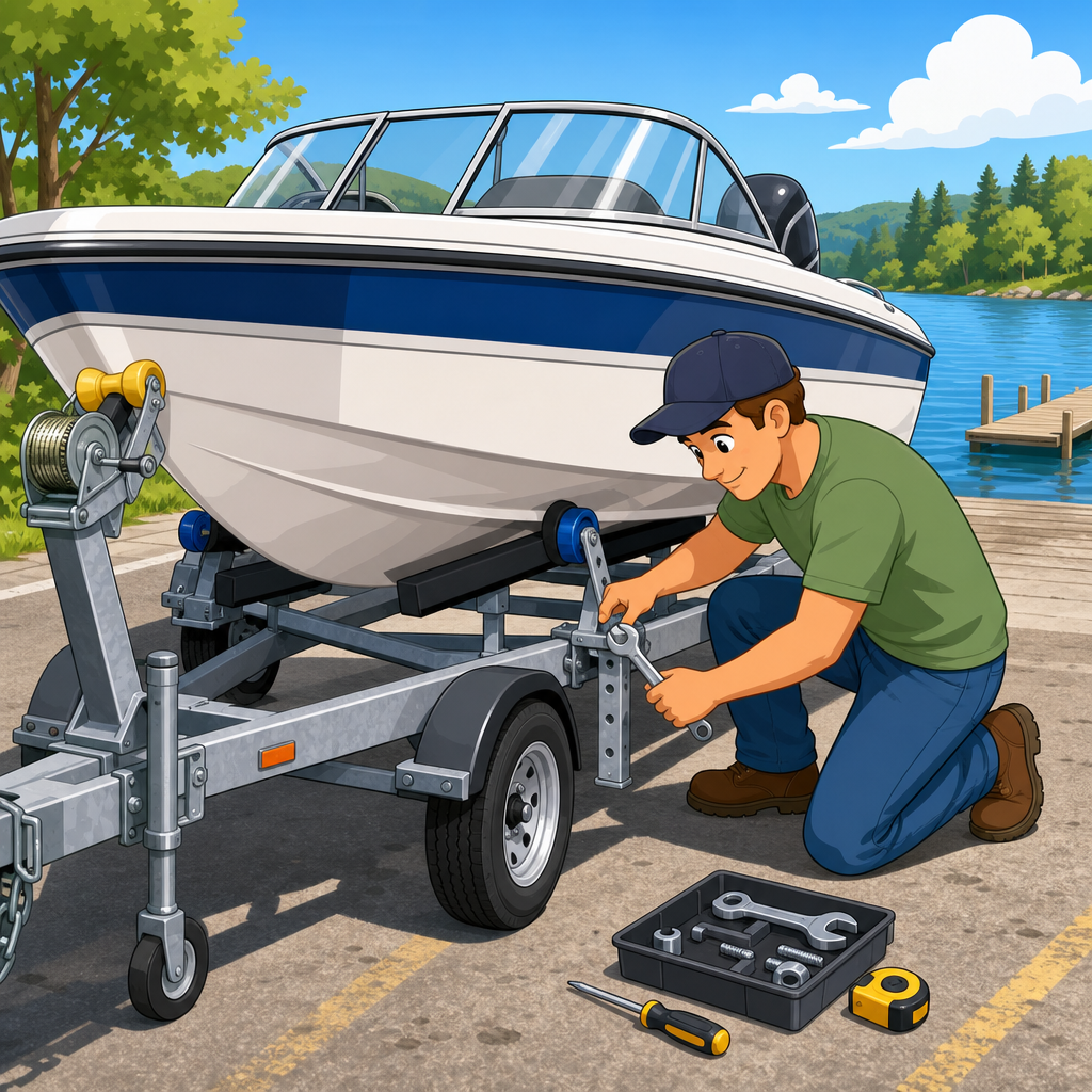 How to Adjust a Boat Trailer for a Better Fit
