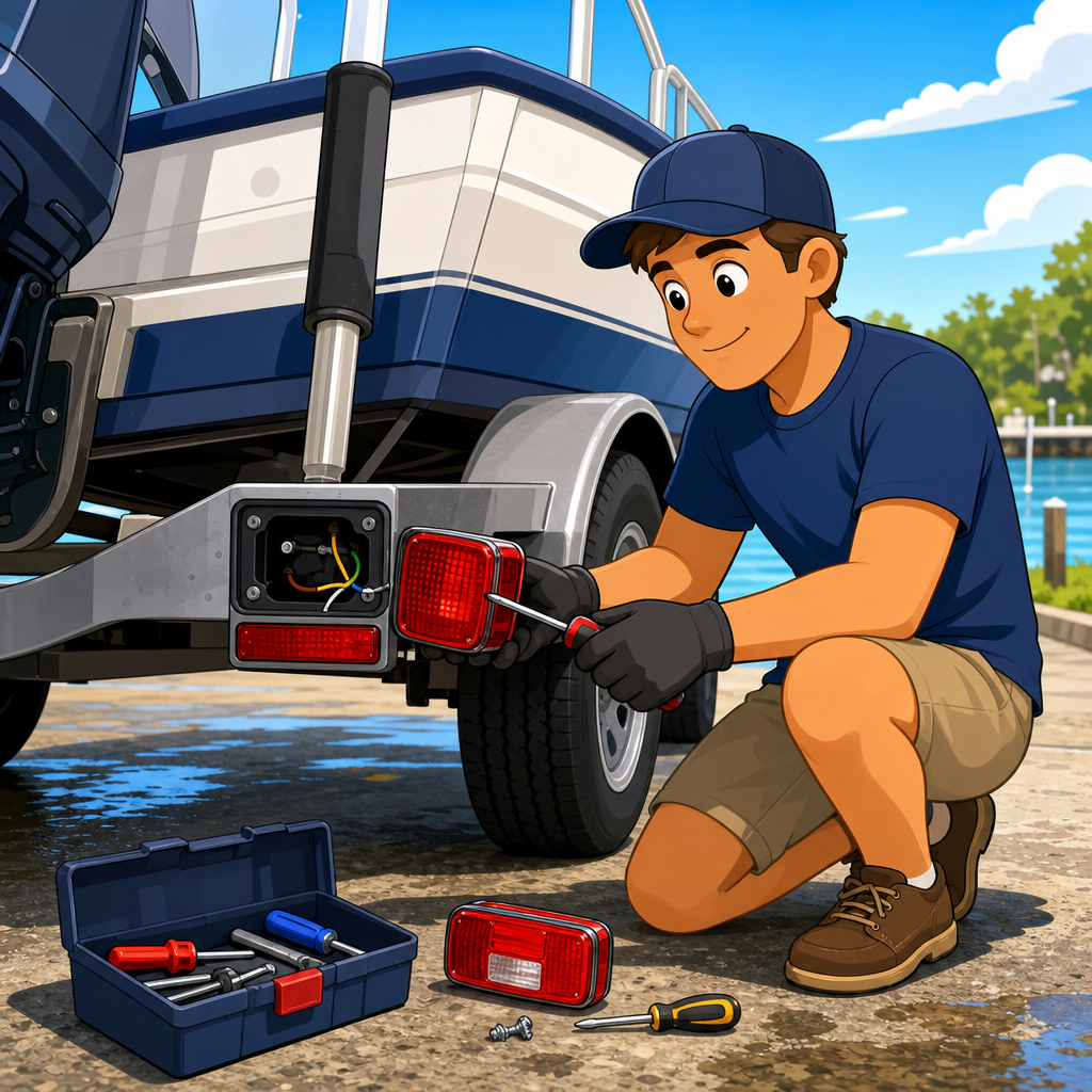 How to Inspect and Replace Boat Trailer Lights