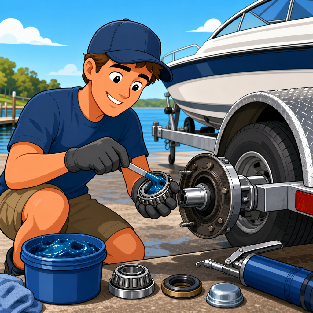How to Properly Grease Boat Trailer Bearings