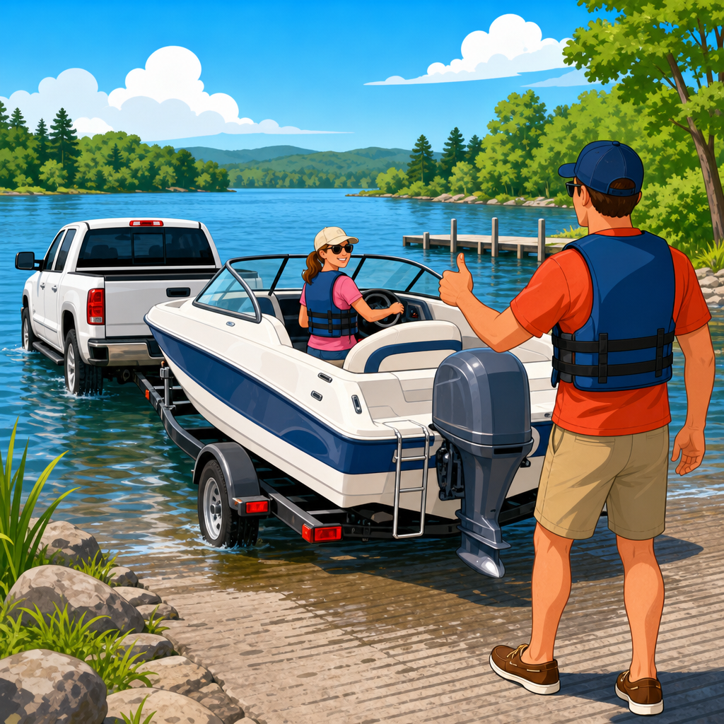 How to Safely Launch and Retrieve Your Boat from a Trailer