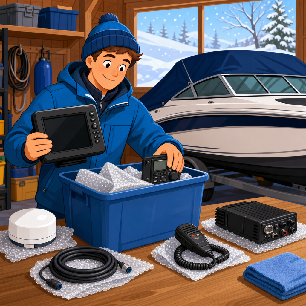 How to Store Boat Electronics Safely During Winter