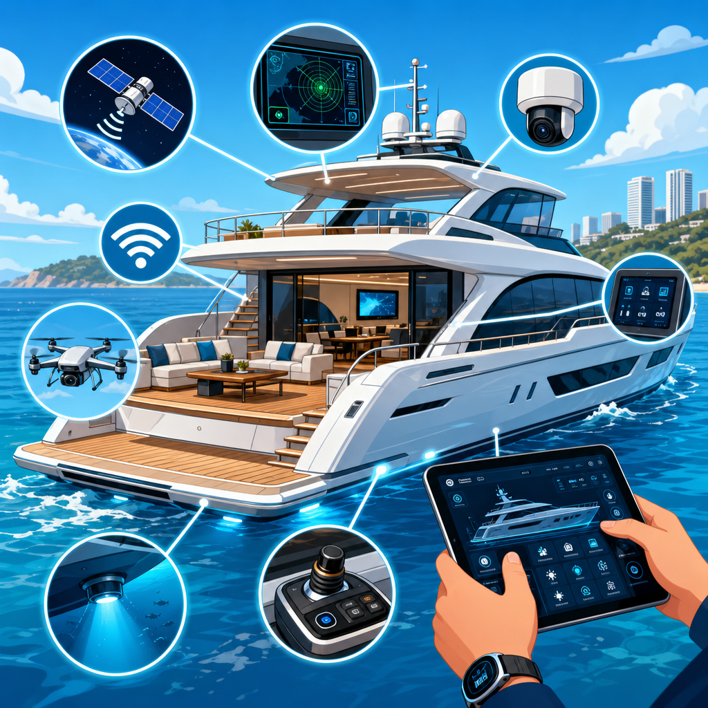 The Best High-Tech Features Found in Modern Yachts