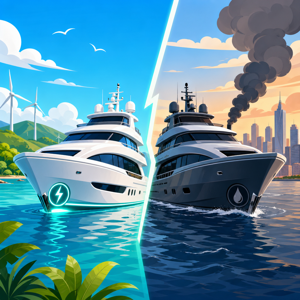 Electric vs. Diesel Luxury Yachts: Which is the Future?