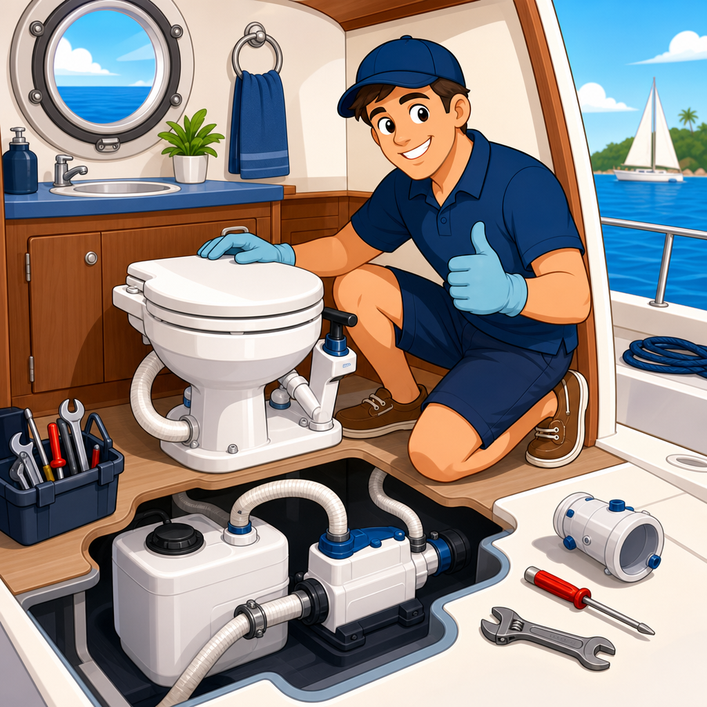 How to Install and Maintain a Marine Toilet System
