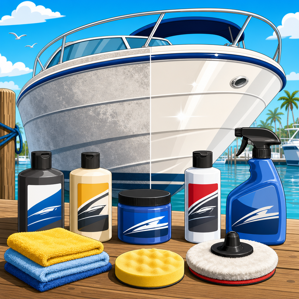 Best Products for Restoring a Faded Gelcoat on Your Boat