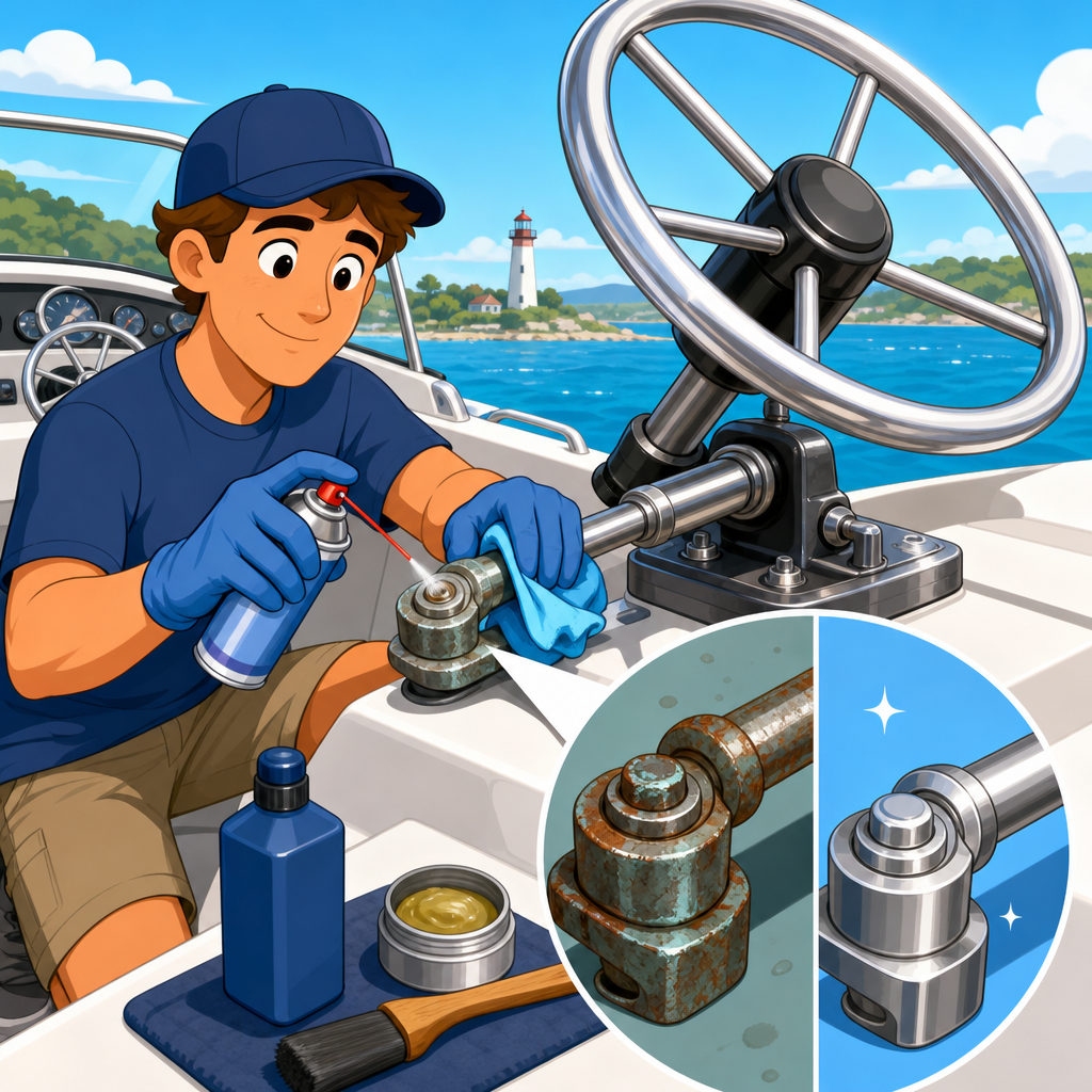 How to Prevent Corrosion on a Boat’s Steering Components