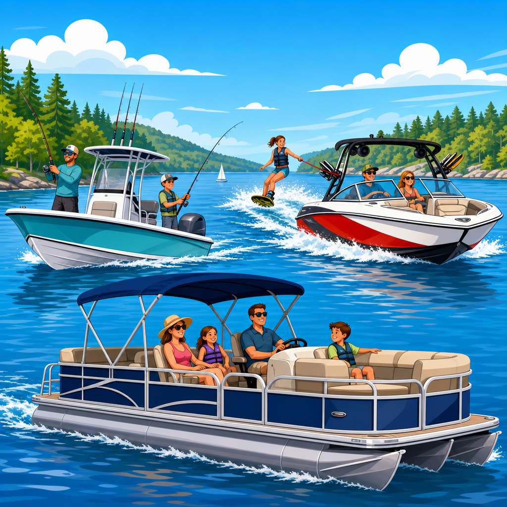 Best Boat Models for Fishing, Watersports, and Cruising