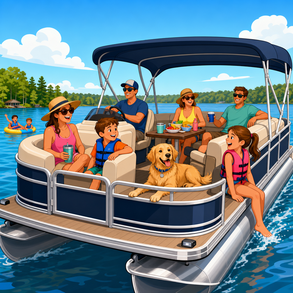 Best Pontoon Boat Brands for Families and Entertaining