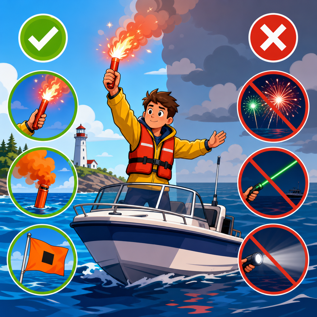 Boating Distress Signals: What’s Legal and What’s Not