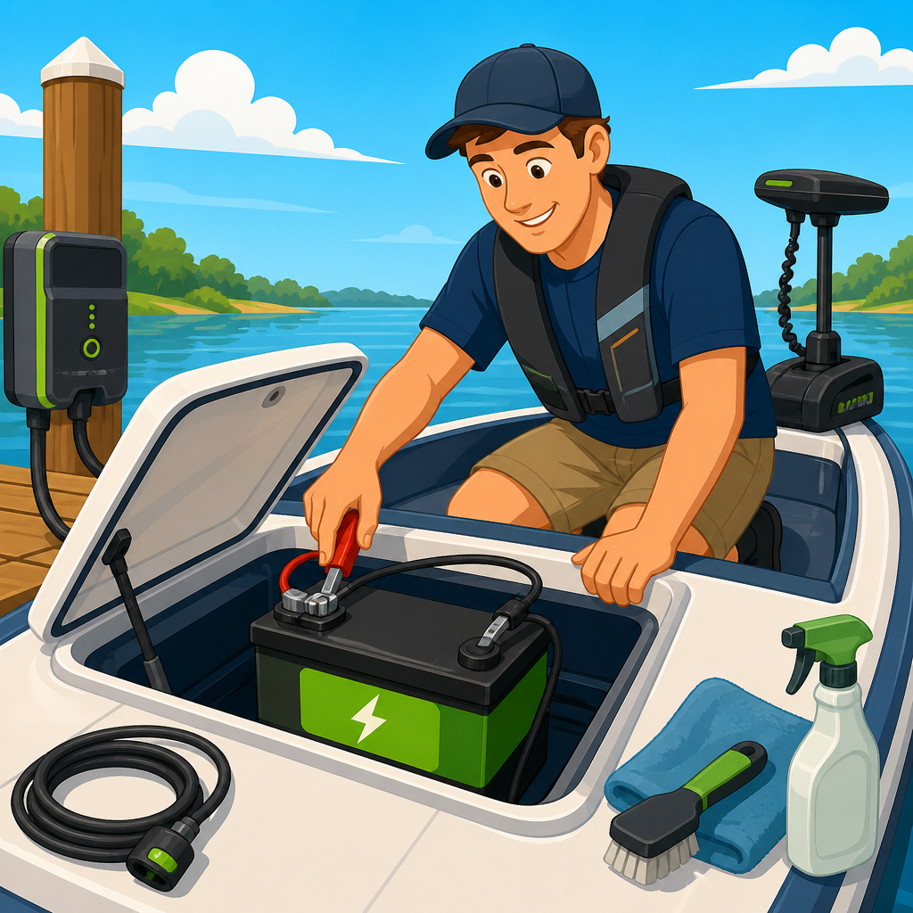 How to Charge and Maintain an Electric Boat Battery