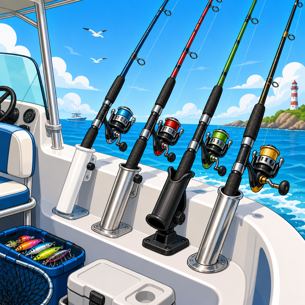 The Best Rod Holders for Fishing Boats