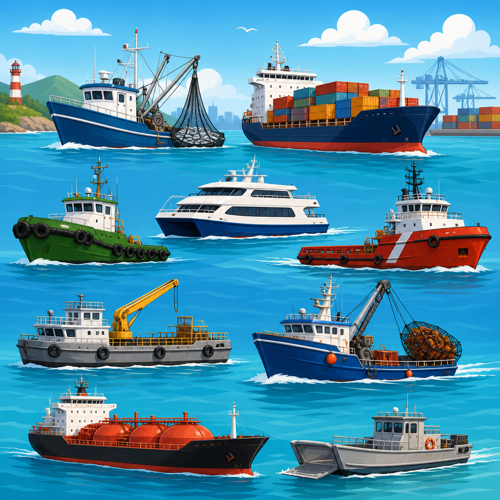 The Different Types of Commercial Boats and Their Uses