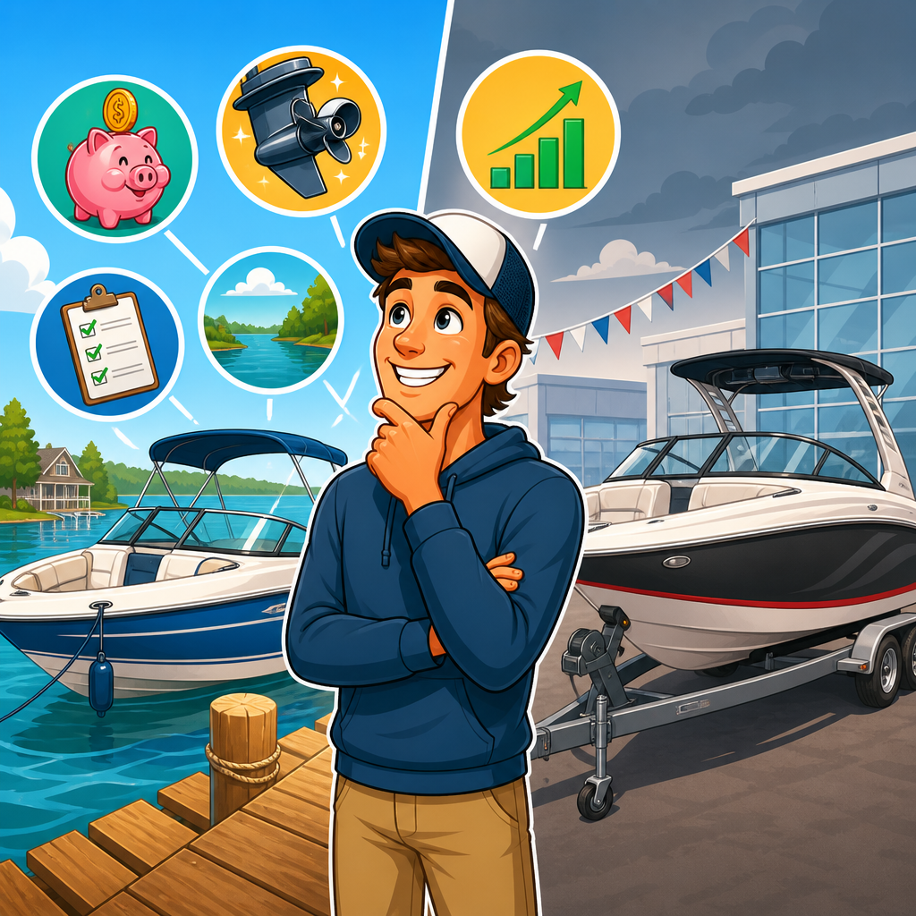 Top 5 Reasons to Buy a Used Boat Instead of a New One