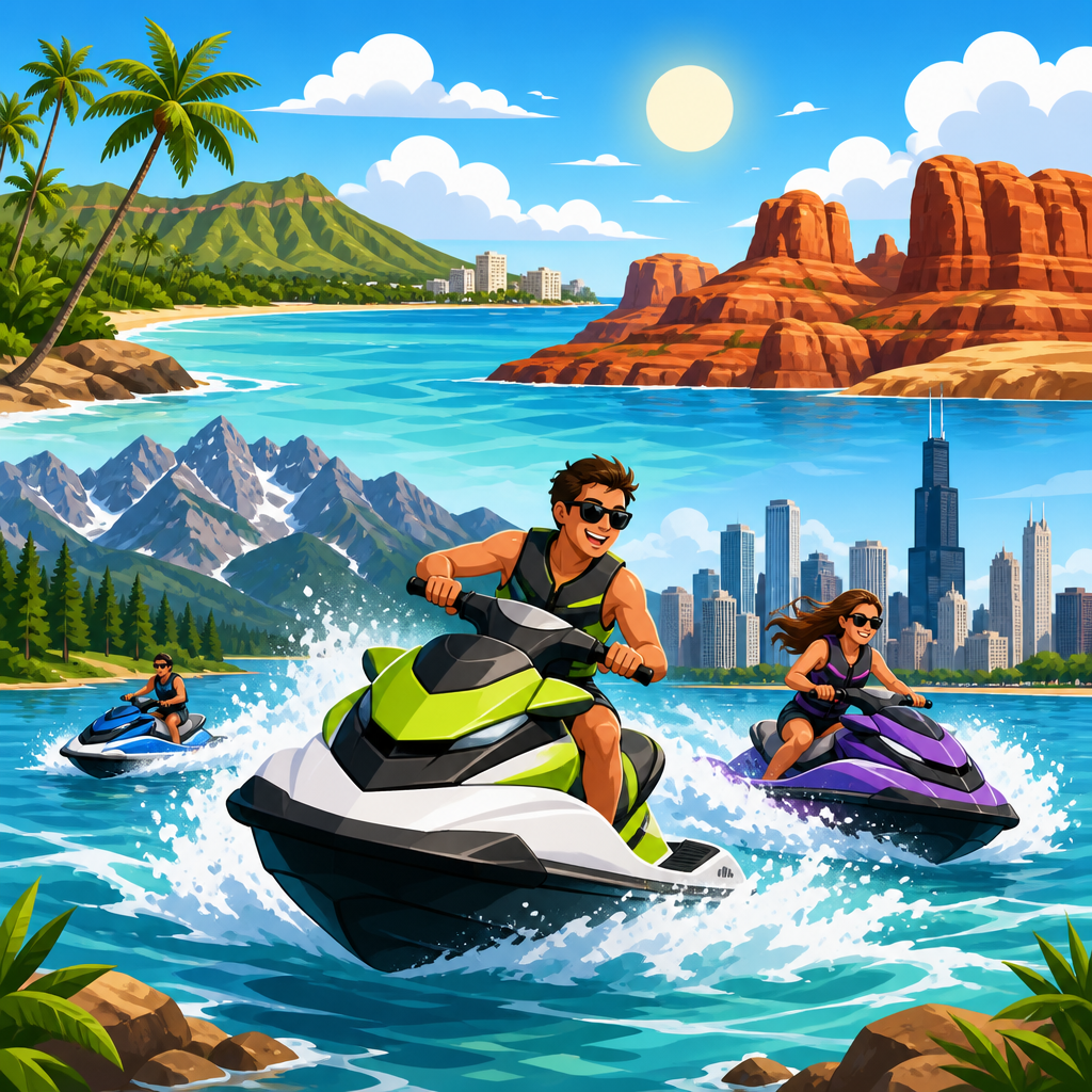 Best Locations for Jet Ski Adventures in the U.S.
