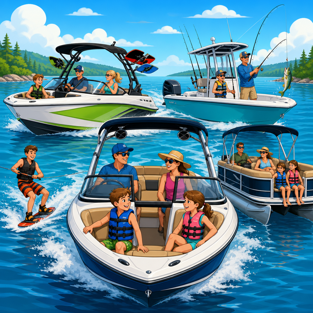 Top 5 Best Family Boats for Watersports and Angling